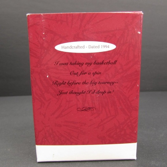 🎄Hallmark Christmas Ornament Big Shot Basketball 1994🏀 - Picture 4 of 6